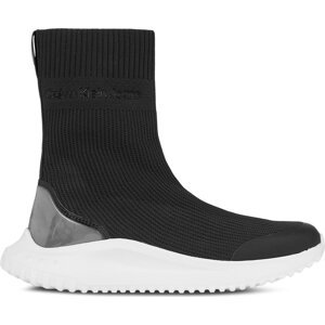 Sneakersy Calvin Klein Jeans Eva Runner Sock Knit Wn YW0YW01204 Black/Bright White BEH