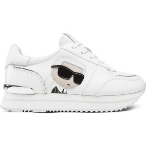 Sneakersy KARL LAGERFELD KL61930N White Lthr/Suede