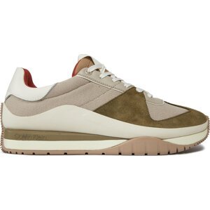 Sneakersy Calvin Klein Low Top Lace Up HM0HM01286 Travertine/Delta Green/Feather Grey 0H8