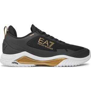 Sneakersy EA7 Emporio Armani X8X155 XK358 R347 Black/Gold/White