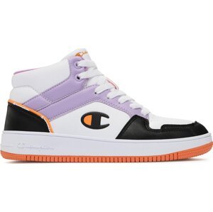 Sneakersy Champion Rebound 2.0 Mid Mid Cut Shoe S11471-WW016 Wht/Violet/Black/Ora