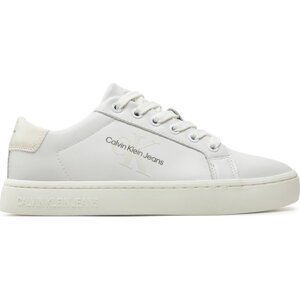 Sneakersy Calvin Klein Jeans Classic Cupsole Laceup YW0YW01269 Bílá