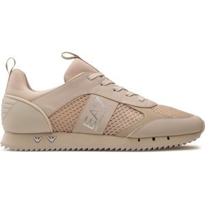 Sneakersy EA7 Emporio Armani X8X027 XK050 S640 Tan/SIlver