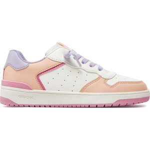 Sneakersy Geox J Washiba Girl J36HXD 054FU C1997 D White/Peach