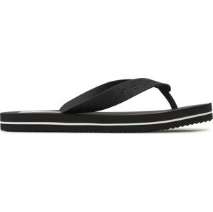 Žabky Tommy Jeans Tjw Flag Eva Beach Sandal EN0EN02194 Black/Ecru BDS