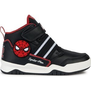 Sneakersy Geox SPIDER-MAN J Perth Boy J367RD 05411 C0048 S Black/Red