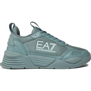 Sneakersy EA7 Emporio Armani X8X152 XK378 T664 Tyrkysová