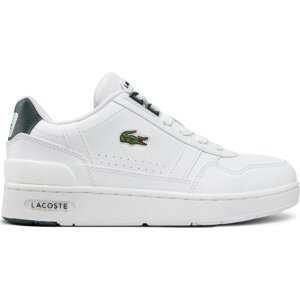 Sneakersy Lacoste T-Clip 0121 1 Suj 7-42SUJ00041R5 Wht/Dk Grn