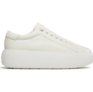Sneakersy Calvin Klein Bubble Cupsole Lace Up HW0HW01432 Marshmallow