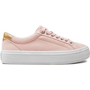 Sneakersy Tommy Hilfiger Essential Vulc Canvas Sneaker FW0FW07682 Whimsy Pink TJQ