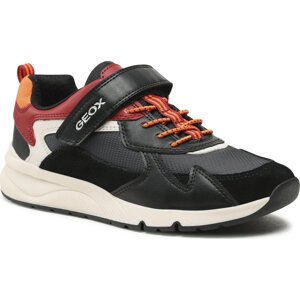 Sneakersy Geox J Rooner Boy J36H0A 01122 C0260 D Black/Dk Red