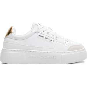 Sneakersy Armani Exchange XDX157 XV838 K702 Op.White+Gold