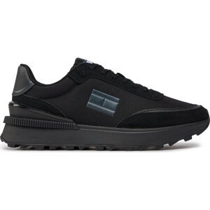 Sneakersy Tommy Jeans Tjm Technical Runner EM0EM01265 Black BDS