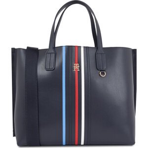 Kabelka Tommy Hilfiger Iconic Tommy Satchel Corp AW0AW16409 Space Blue DW6