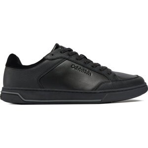 Sneakersy Calvin Klein Low Top Lace Up Lth HM0HM01455 Černá