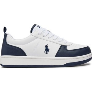 Sneakersy Polo Ralph Lauren RL00600111 J White Tumbled/Navy