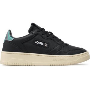 Sneakersy KARL LAGERFELD KL63021 Black Lthr