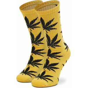Klasické ponožky Unisex HUF Essentials Plantlife Sock SK00298 r. OS Žlutá