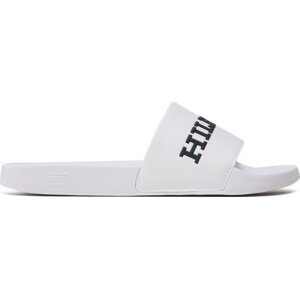 Nazouváky Tommy Hilfiger 3D Print Hilfiger Pool Slide FM0FM04612 Bílá