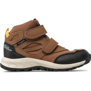 Trekingová obuv Jack Wolfskin Woodland Texapore Mid Vc K 4052591 Brown/Phantom