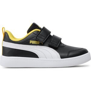 Sneakersy Puma Courtflex V2 V Ps 371543 27 Puma Black/White/Pele Yellow