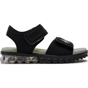 Sandály Bibi Summer Roller 1193013 Black/Amarelo Fluor