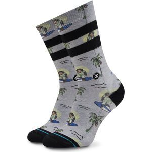 Klasické ponožky Unisex Stance Surfing Monkey A556A21SMK Šedá