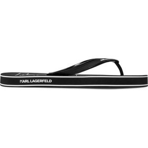 Žabky KARL LAGERFELD KL71010S Black Rubber