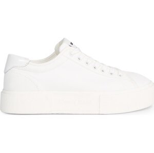 Sneakersy Tommy Jeans Tjw Foxing Flatform Sneaker EN0EN02480 Bílá