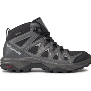 Trekingová obuv Salomon X Braze Mid GORE-TEX L47181200 Black/Magnet/Hazelnut