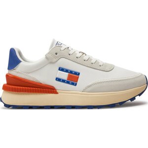 Sneakersy Tommy Jeans Tjm Tech Runner Material Mix EM0EM01300 Rwb 0GY