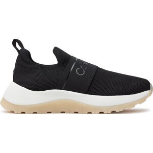 Sneakersy Calvin Klein Runner Slip On He Mesh HW0HW01896 Černá