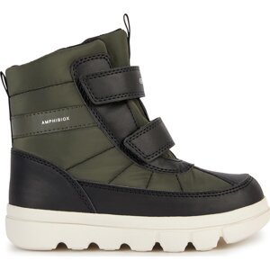 Sněhule Geox J Willaboom Boy B Ab J36LFB 0FU54 C0033 D Black/Military