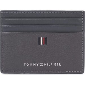Pouzdro na kreditní karty Tommy Hilfiger Th Central Cc Holder AM0AM11858 Dark Grey PSM