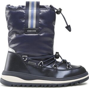 Sněhule Geox J Adelhide G.Babx E J26EWE 0LVBC C0673 D Navy/Silver