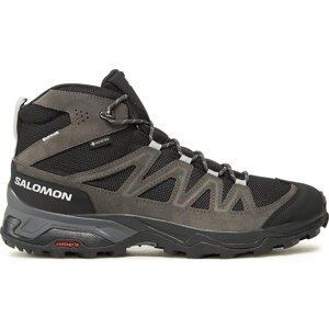 Trekingová obuv Salomon X Ward Leather Mid GORE-TEX L47181700 Phantom/Black/Magnet