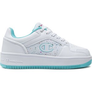 Sneakersy Champion Rebound Platform Abstract G Ps S32873-CHA-WW011 Wht/Lt.Blue