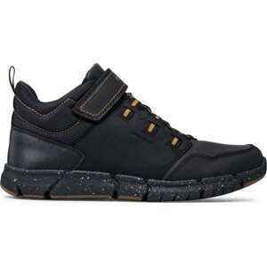 Kotníková obuv Geox J Flexyper B.B Abx A J949XA 032FU C9241 S Black/Dk Yellow