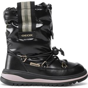 Sněhule Geox J Adelhide G.Babx E J26EWE 0LVBC C0495 S Black/Gold