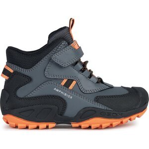 Sněhule Geox Jr New Savage B Abx J261WB 050BU C0904 D Dk Grey/Orange