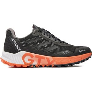 Boty adidas Terrex Agravic Flow GORE-TEX Trail Running 2.0 HR1110 Cblack/Cblack/Impora