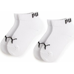 Sada 2 párů dětských nízkých ponožek Puma 194011001 White 300