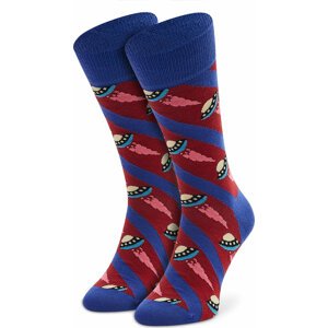 Klasické ponožky Unisex Happy Socks UFO01-6500 Fialová