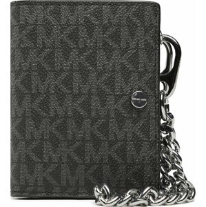 Pouzdro na kreditní karty MICHAEL Michael Kors Hudson 39F3LHDE6B Black