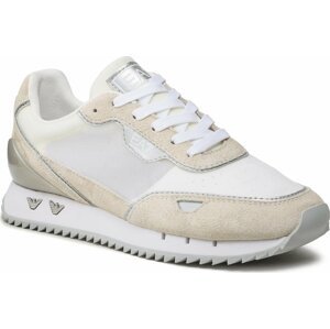 Sneakersy EA7 Emporio Armani X7X008 XK327 M696 White/Silver