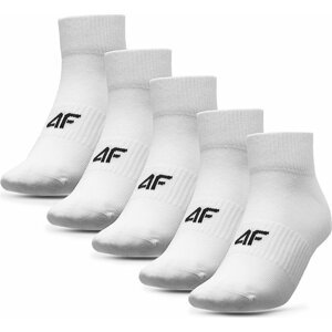 Sada 5 párů pánských nízkých ponožek 4F 4FWAW23USOCM222 10S